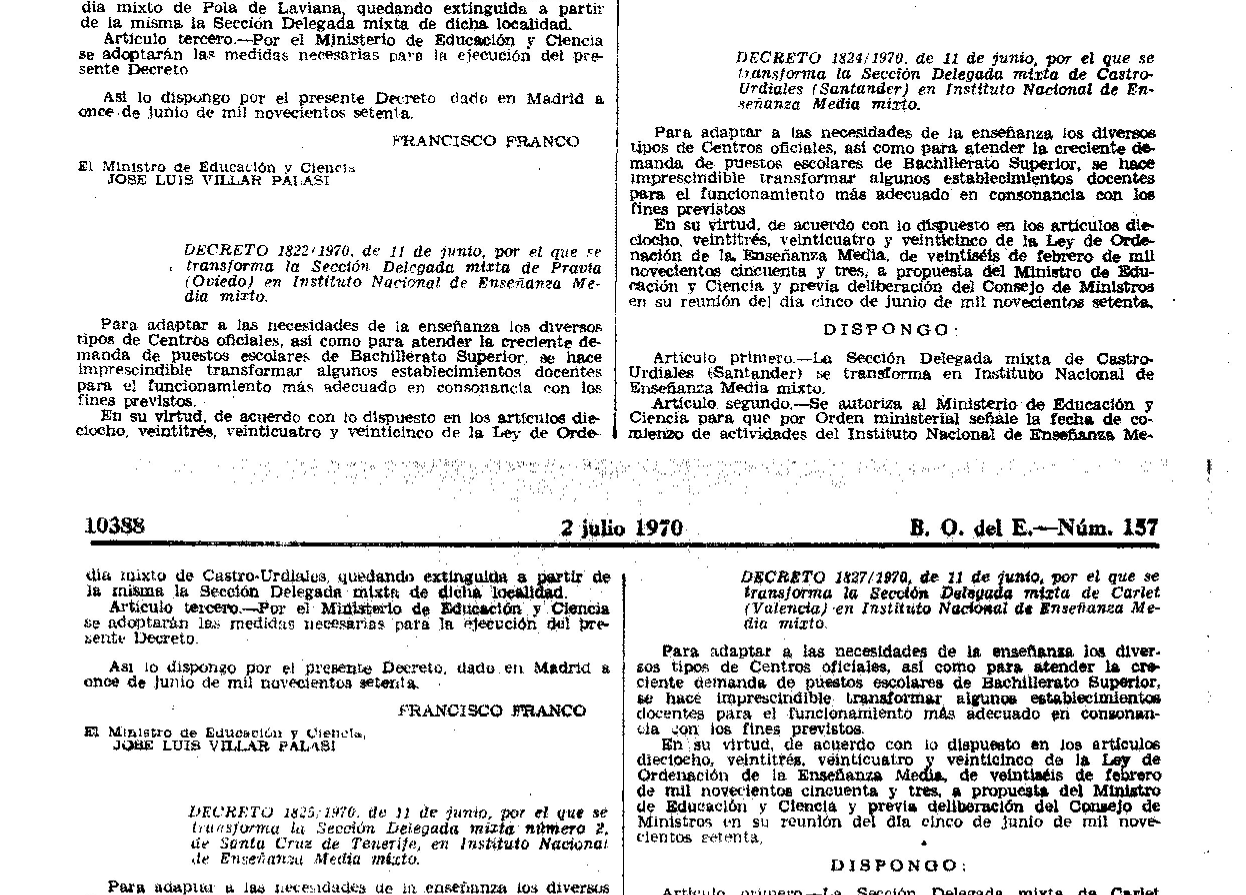 CreacionInstituto1970